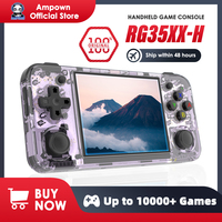 ANBERNIC RG35XX H Handheld Game Console 3.5''IPS Screen HDMI Output Linux System RG35XXH Retro Video Simulator Console Kids Gift