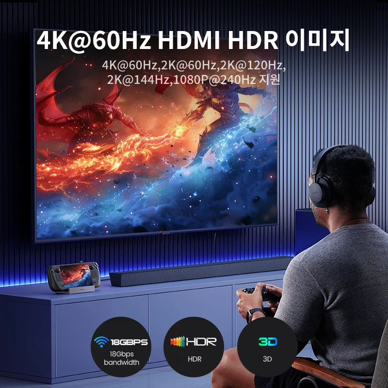 UGREEN 스팀 데크 도크, RJ45, PD100W, USB C 허브, 스팀 데크, RO... - 1