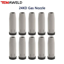 24KD Coated Protective Gas Nozzle Pure Non-Stick European Airless Protective Cover For MB MIG MAG Welding Torch 250A