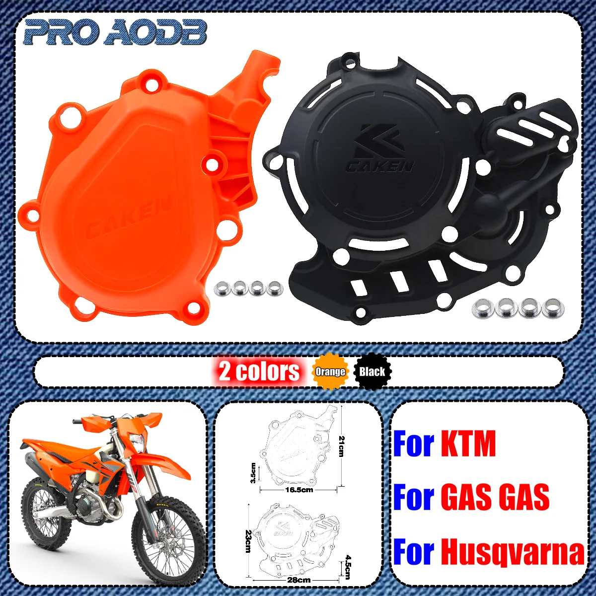 

For KTM Motorcycle EXC-F SX-F XCF-W XW-F For HUSQVARNA FC FE 450 501 Engine Ignition Clutch Cover Protector Guard