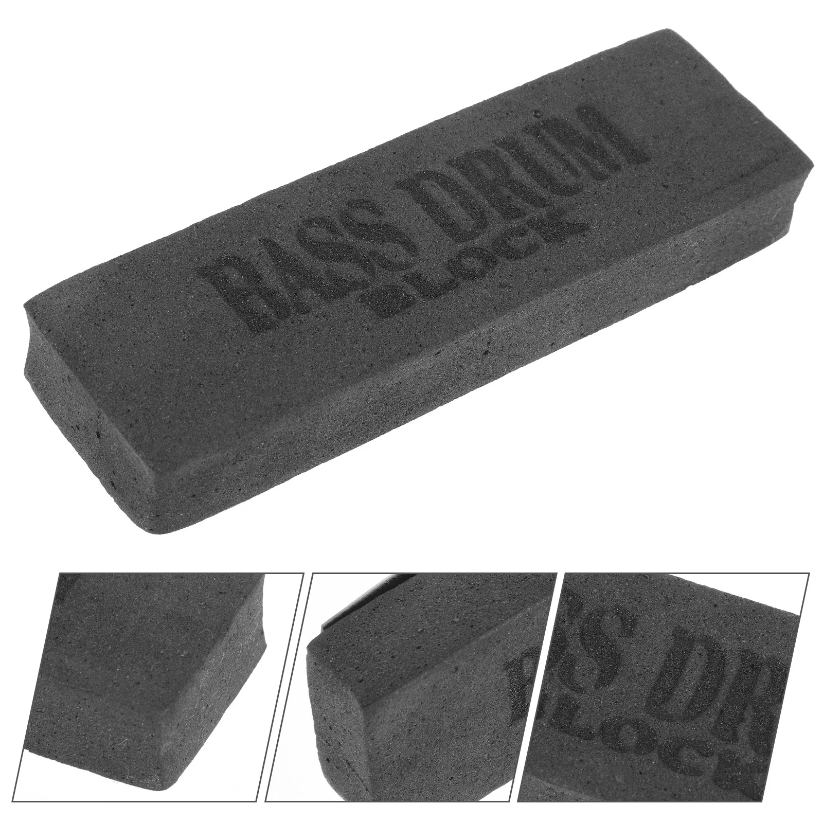 

Bass Drum Non-Slip Sponge Block Durable Wear-Resistant Drum Set Accessory Lightweight Portable for Gigs Touring Practice