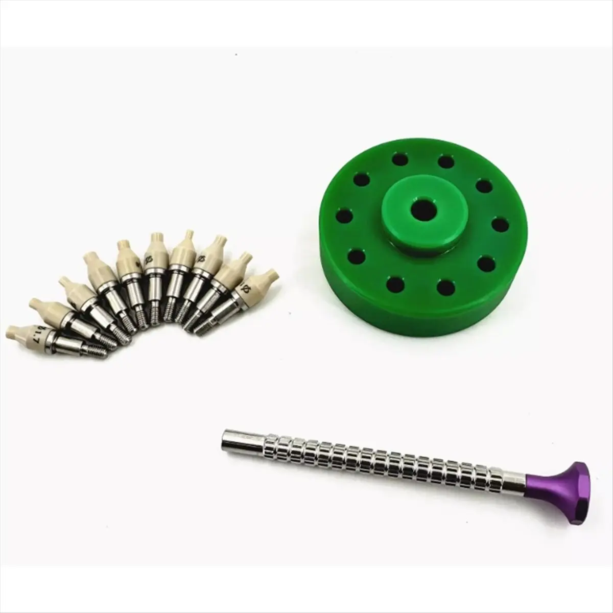 مستقر - مجموعة واحدة لأداة تركيب الأيدي للساعة عالية الدقة، 10 مقاسات لإعداد أدوات تثبيت إصلاح الساعة، أ #1