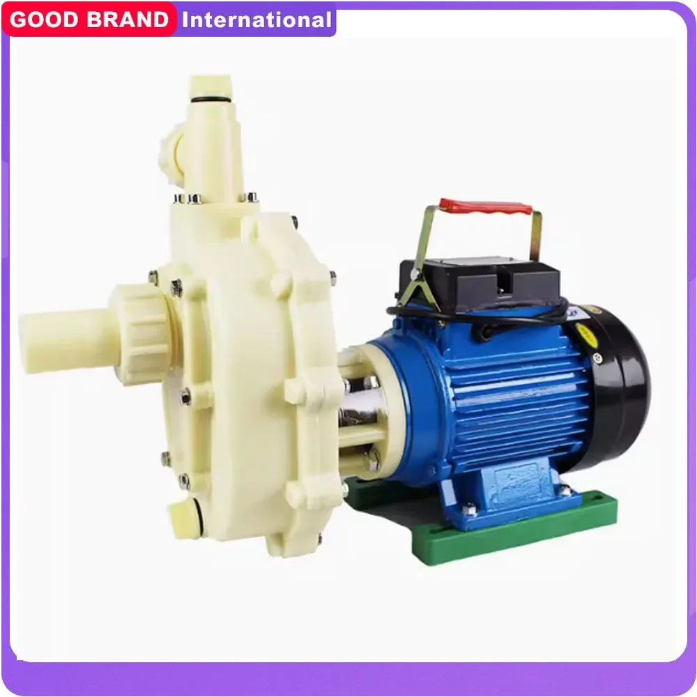 750W Self Priming Pump Corrosion-Resistant Acid Alkali Resistant Stainless Steel Sewage Pump Chemical Air-Conditioning