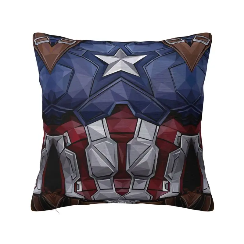 

Nordic Captain America Cushion Cover 45x45 Cm Velvet Polyester Throw Pillow Case For Sofa ChairHome Decor Pillowcase