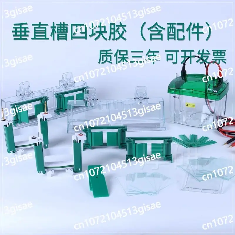 Mini WB Vertical Electrophoresis Tank Protein Tank Transfer Tank Glue Making Power Supply 600