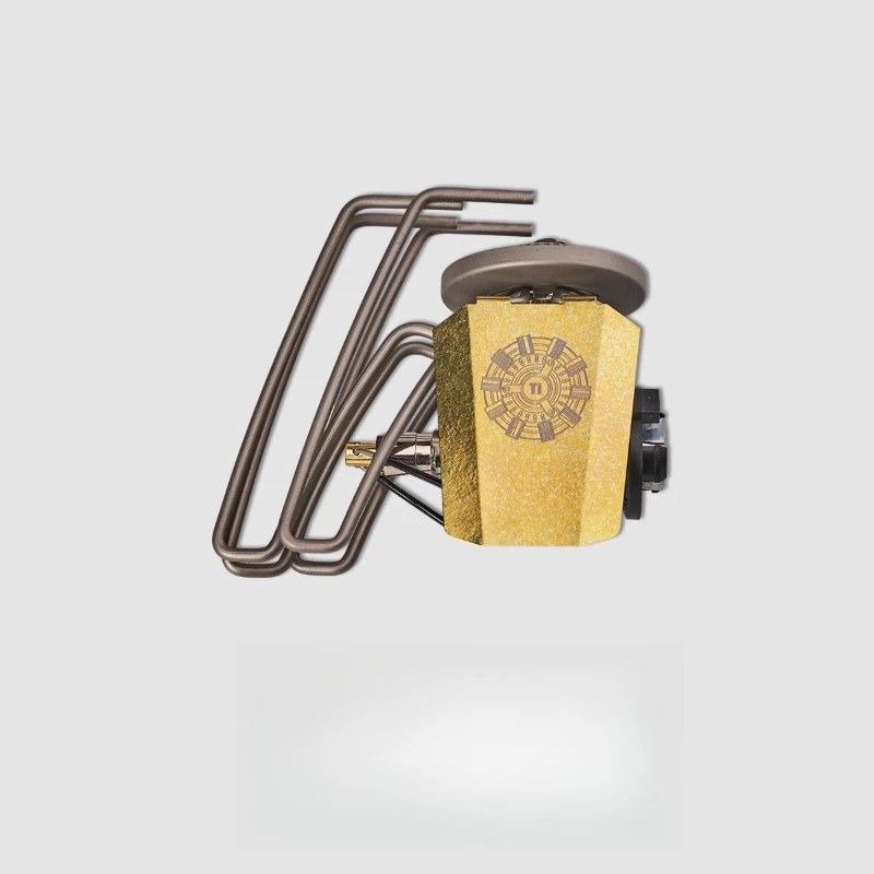 

Titanium Spider Stove, Folding Cassette Stove Outdoor BBQ Stove Head Camping Portable Titanium Zinc, Suitable for