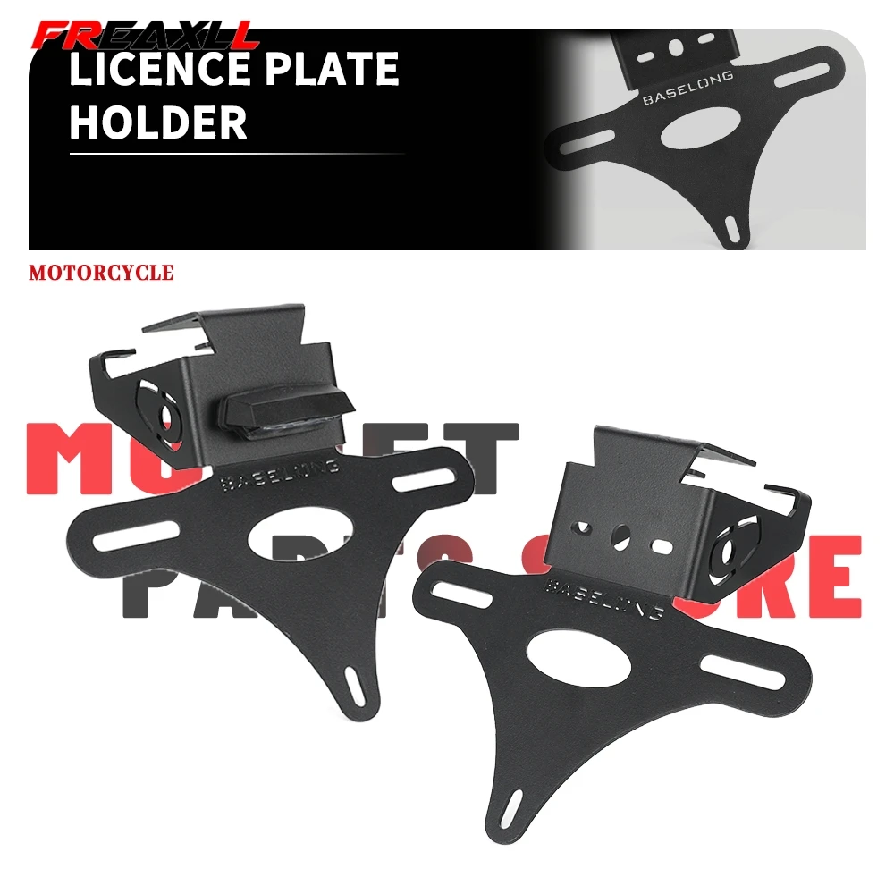 

Для Kawasaki Z H2/SE/Performance 2020-2026 2025 Держатель номерного знака Кронштейн Хвостовое аккуратное крыло Eliminator Led Light 2024 2023