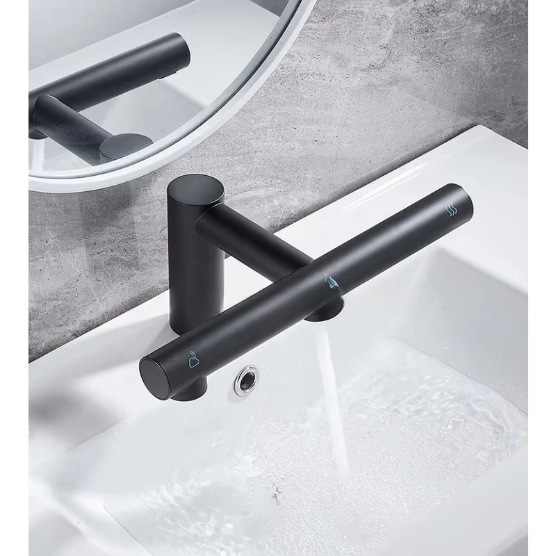 

Интеллектуальный смеситель «три в одном» с автоматическим датчиком дозатора мыла и сушильной машиной Встроенный смеситель для ванной комнаты Водопроводный кран