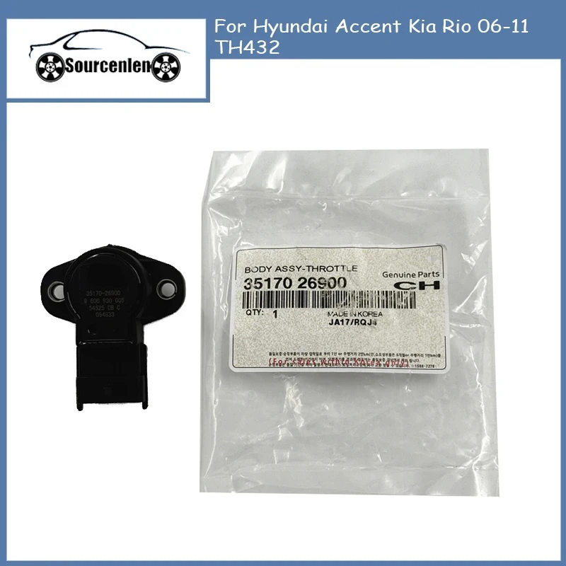 

35170 26900 Throttle Position Sensor For Hyundai Accent Kia Rio 06-11 TH432 3517026900 35170-26900