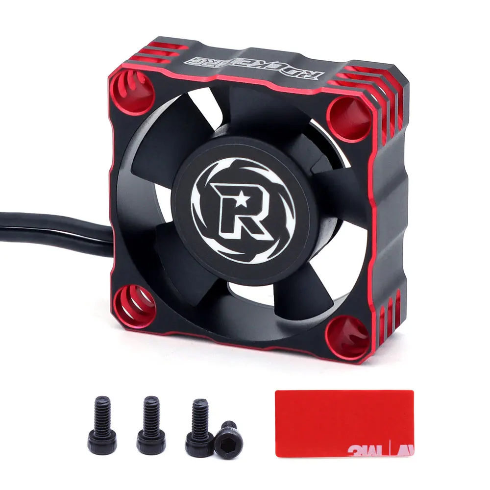 SURPASS Rocket-Rc Metal Cooling Fan 30mm 35mm 40mm Aluminum Cool Fan Heat Sink Fan Cover for RC Car 540/550 Brushless Motor