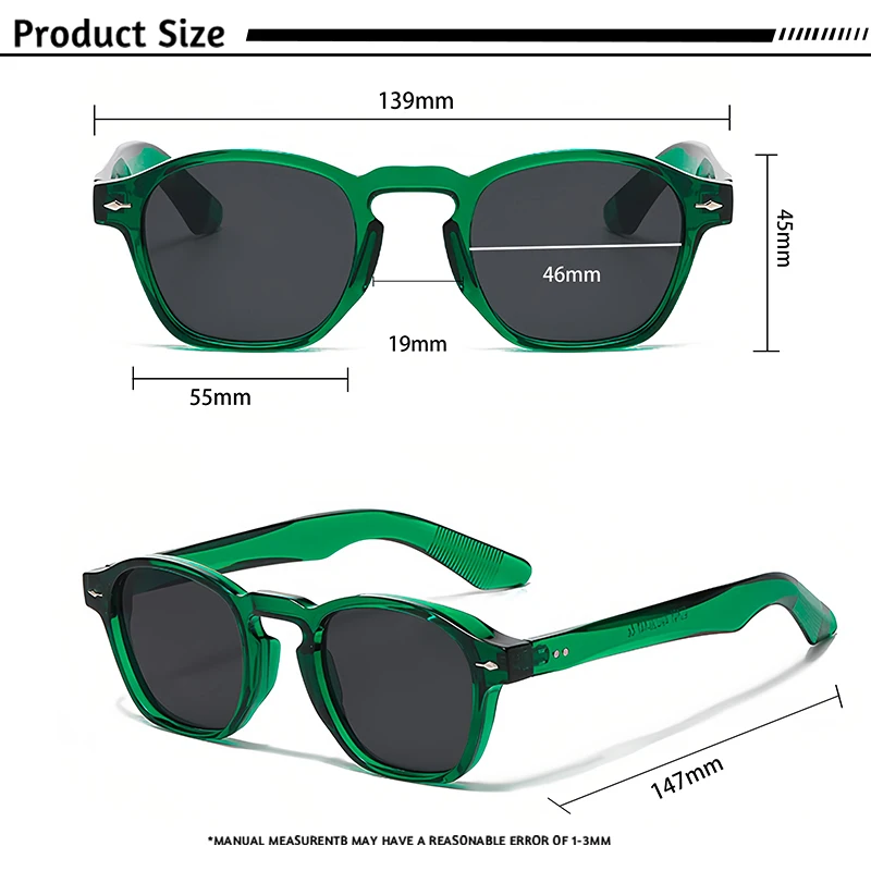 CATERSIDE Mode männer Optische Sonnenbrille Runde Angepasst Rezept Sonnenbrille frauen Party Reise Dekoration Brillen – Detail 4
