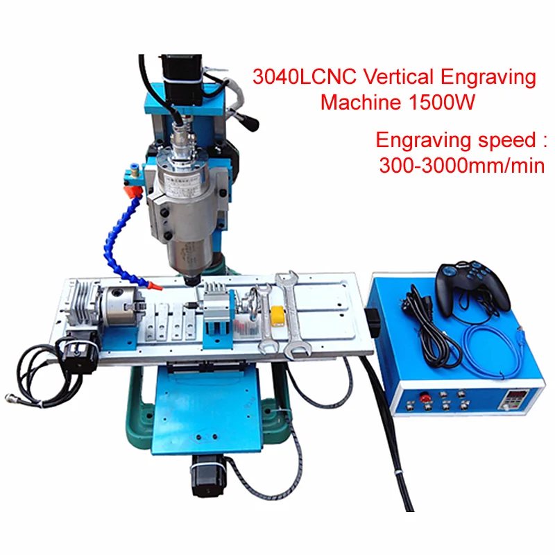

3040L промышленный вертикальный гравировальный станок 1,5 кВт металлический фрезерный станок можно обновить по 5 осям