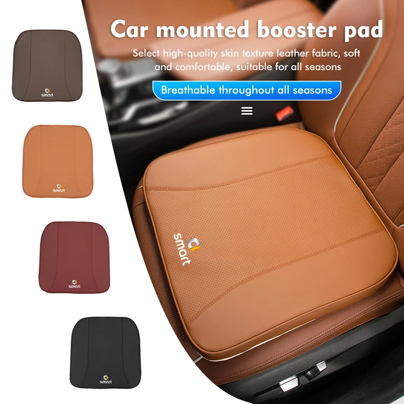 

Leather Car Front Seat Cover Four Seasons Anti Slip Mat For Smart Fortwo Forfour 451 453 450 452 454 Roadster Coupe