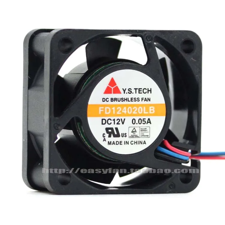 JFG For Y.S.TECH Y.S FD124020LB 4020 4cm 12V 0.05A Silence Cooling Fan