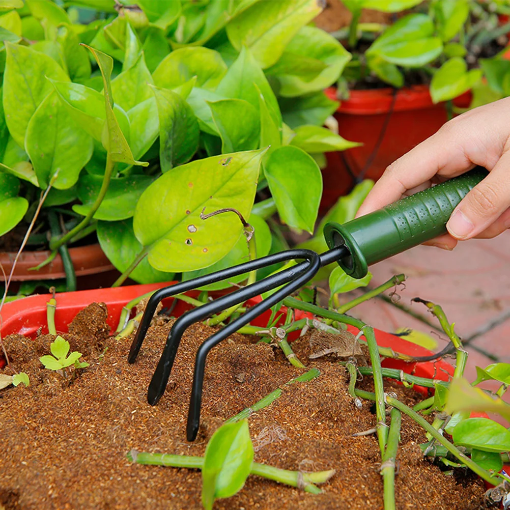 8 PCS Gardening Utensils Spade Mini Tool Spatula Showel Tools Farming Black Urn Planter Planting Portable Egg Basket