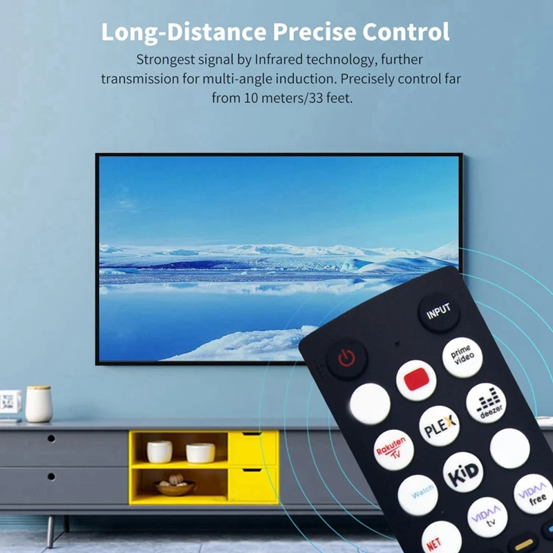 Replacement ERF3A86 Remote Control For Hisense Smart LED LCD TV Remote Control No Voice