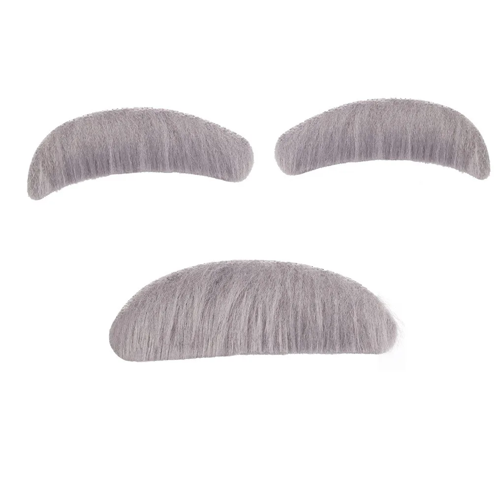 

Halloween Mardi Gras Mask Ball Rabbit Hair Eyebrows Beard Grandpa Simulation Fake Beard Party Dress Up Props