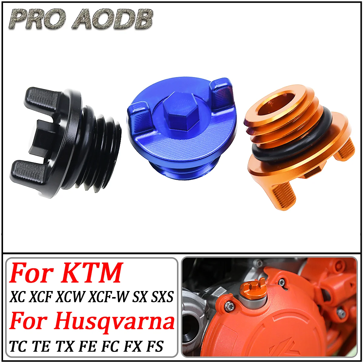 

For KTM EXC EXCF XCW XCFW SX CNC Engine Oil Filler Plug Cap Cover 1290 SUPER DUKE R/GT 790 890 ADVENTURE/R 690 Enduro/R SMC-R