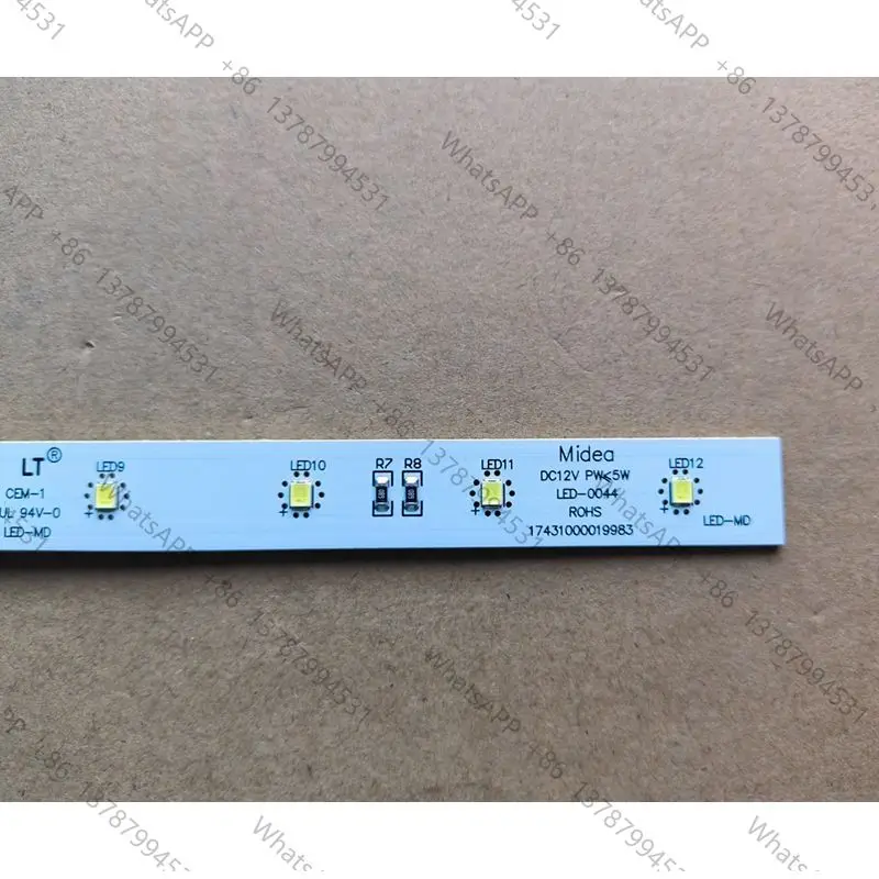 17431000019983  DC12V Refrigeration Lighting LED Strip For Refrigerator Parts