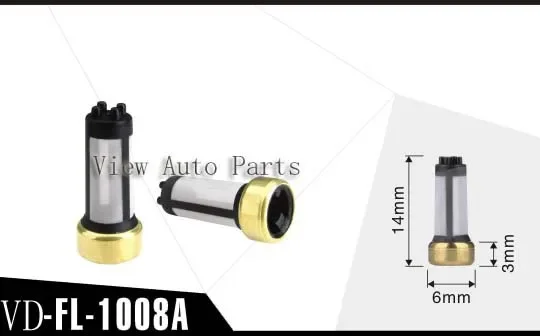 50 sets Fit For Fuel Injector Repair & Service Kits Including Filter Plastic Cap FKM O-Rings RK-0010