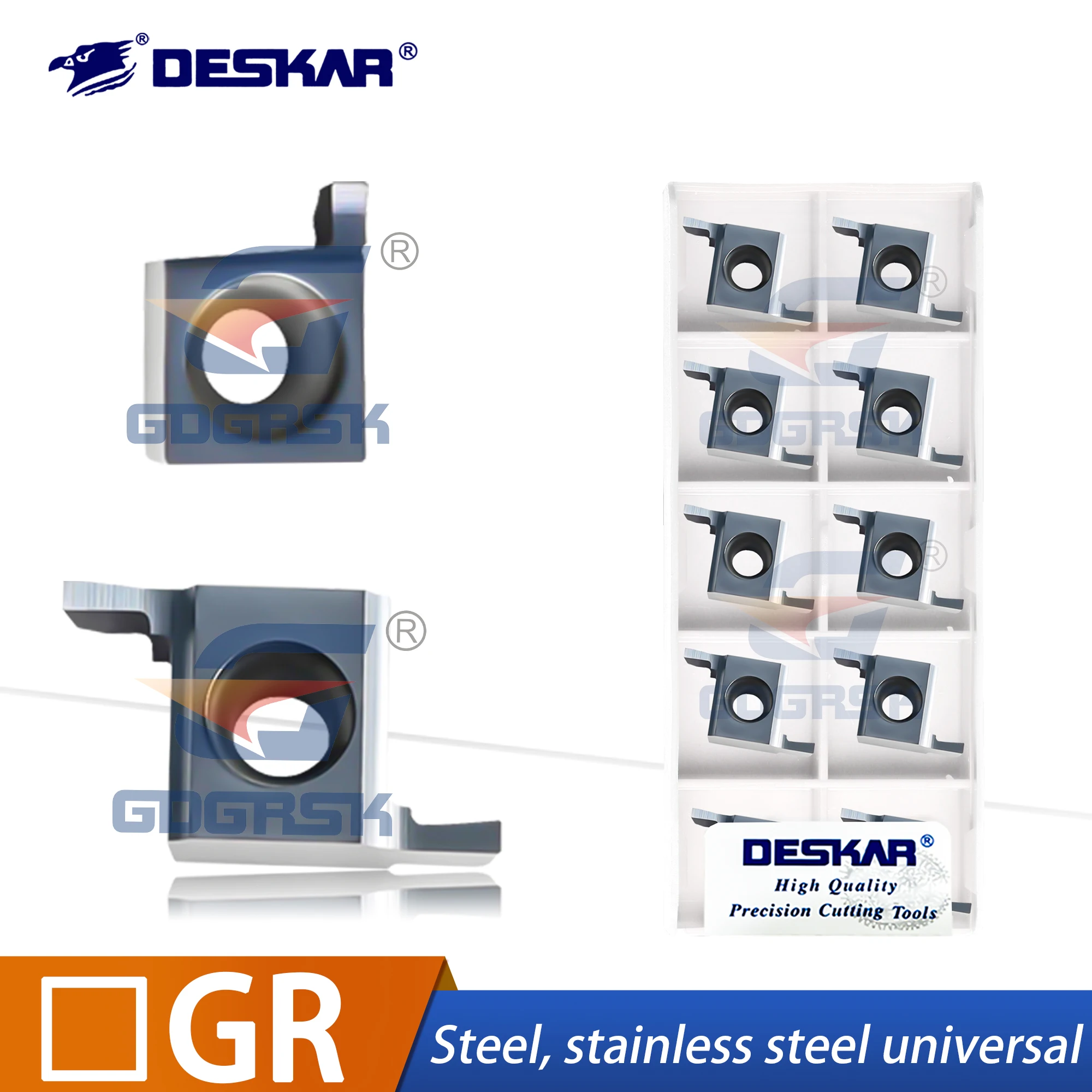 DESKAR 100% Original Small Inner Hole Groove Knifes 6GR/7GR/8GR/9GR Card Spring Cutting Groove Blades