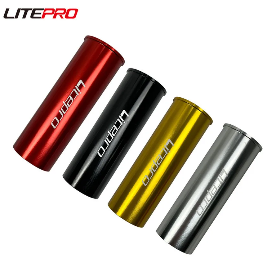 Litepro Bike 33.9mm Seatpost Protector Cover Folding Bicycle Aluminum Alloy Seat Tube Protective Sleeve Shim Bushing