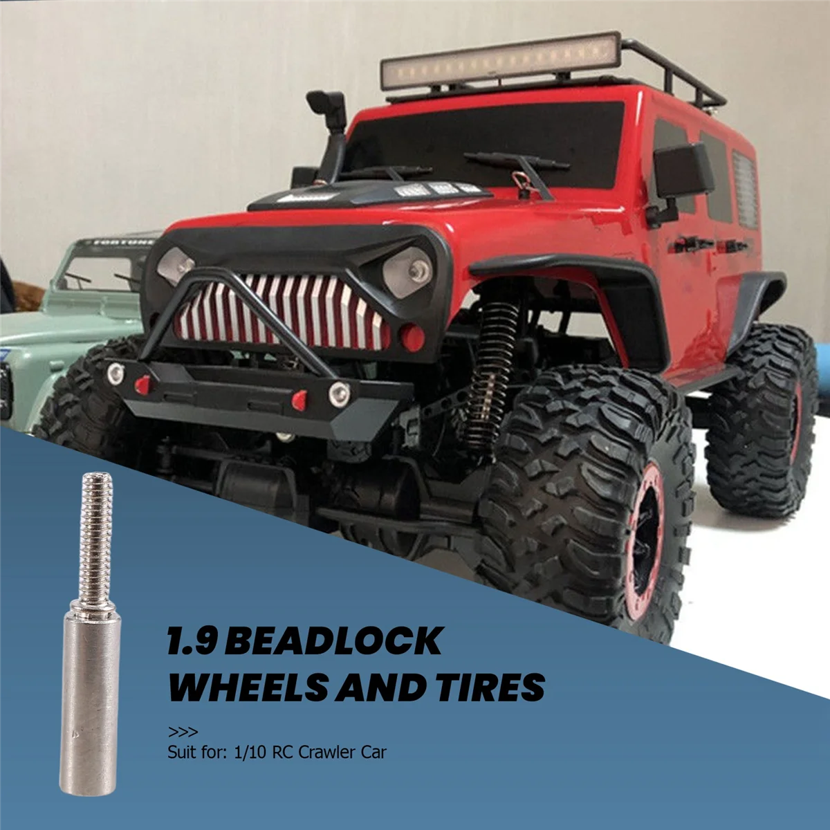 O novo 100 peças 1.9 2.2 aro da roda imperial m2 parafuso decoração para 1/10 rc crawler axial scx10 90046 axi03007 traxxas trx4, b