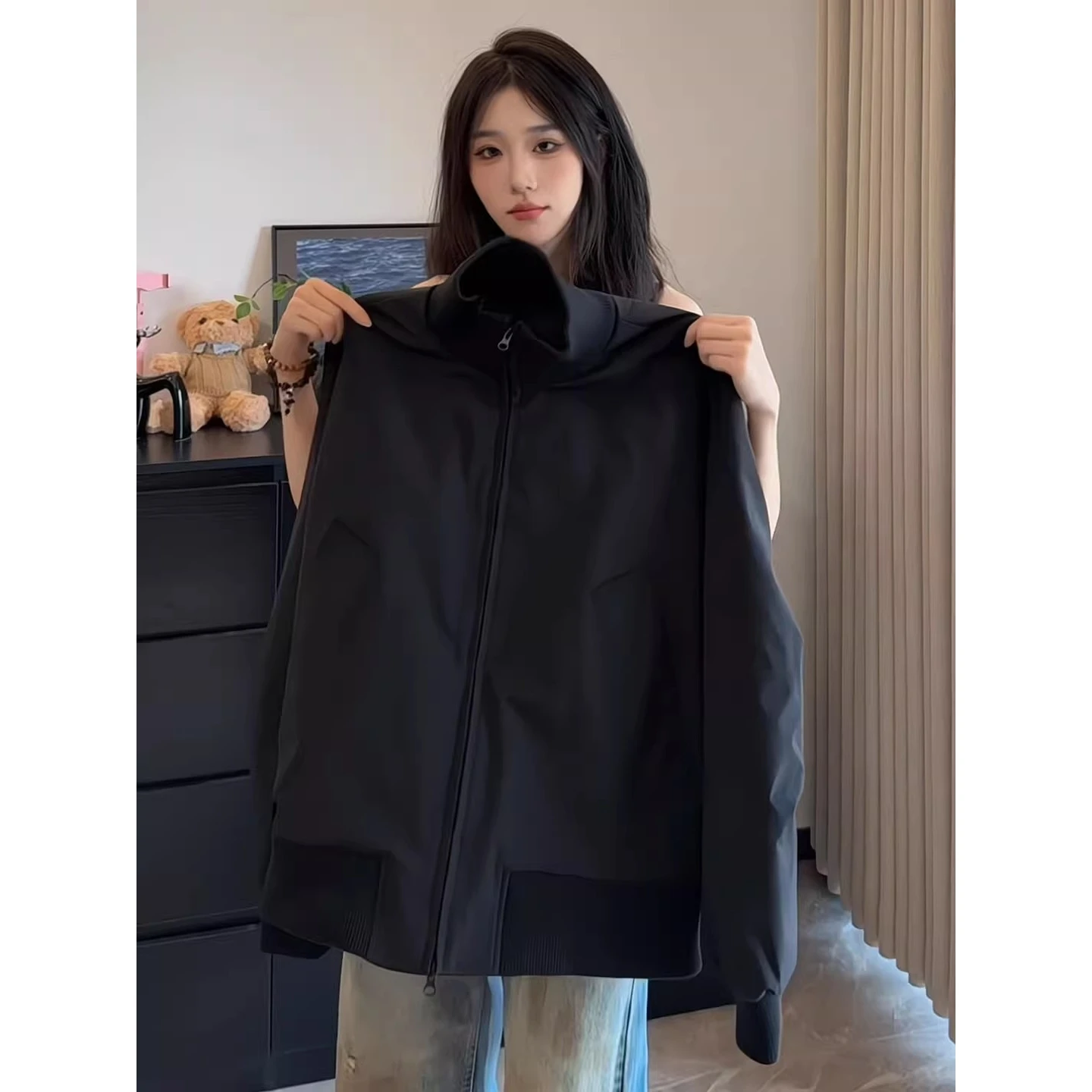 

Bla Pilot Jaet Bomber Sle ort Baseball orm Cleanfit American oulder Outerwear for Men And Women