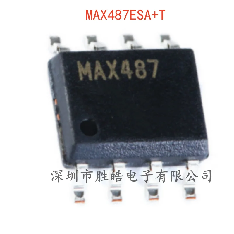 

(10PCS) NEW MAX487ESA+T MAX487 RS-422 / RS-485 Transceiver Chip SOIC-8 MAX487ESA+T Integrated Circuit