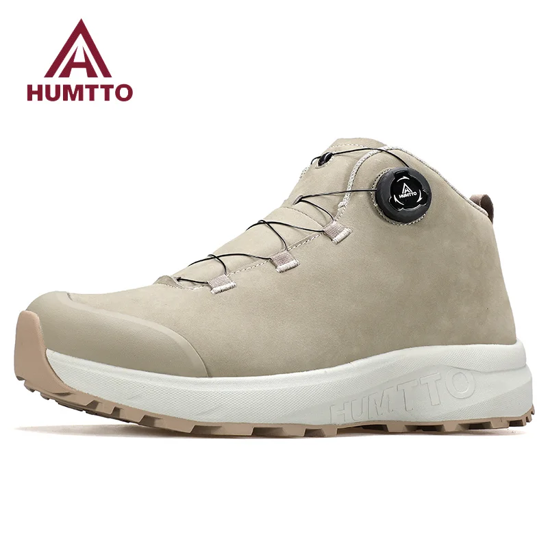 HUMTTO Outdoor Shoes for Men Winter Hiking Camping Men's Sports Shoes Breathable Trekking Boots Man Non-slip Safety Sneakers