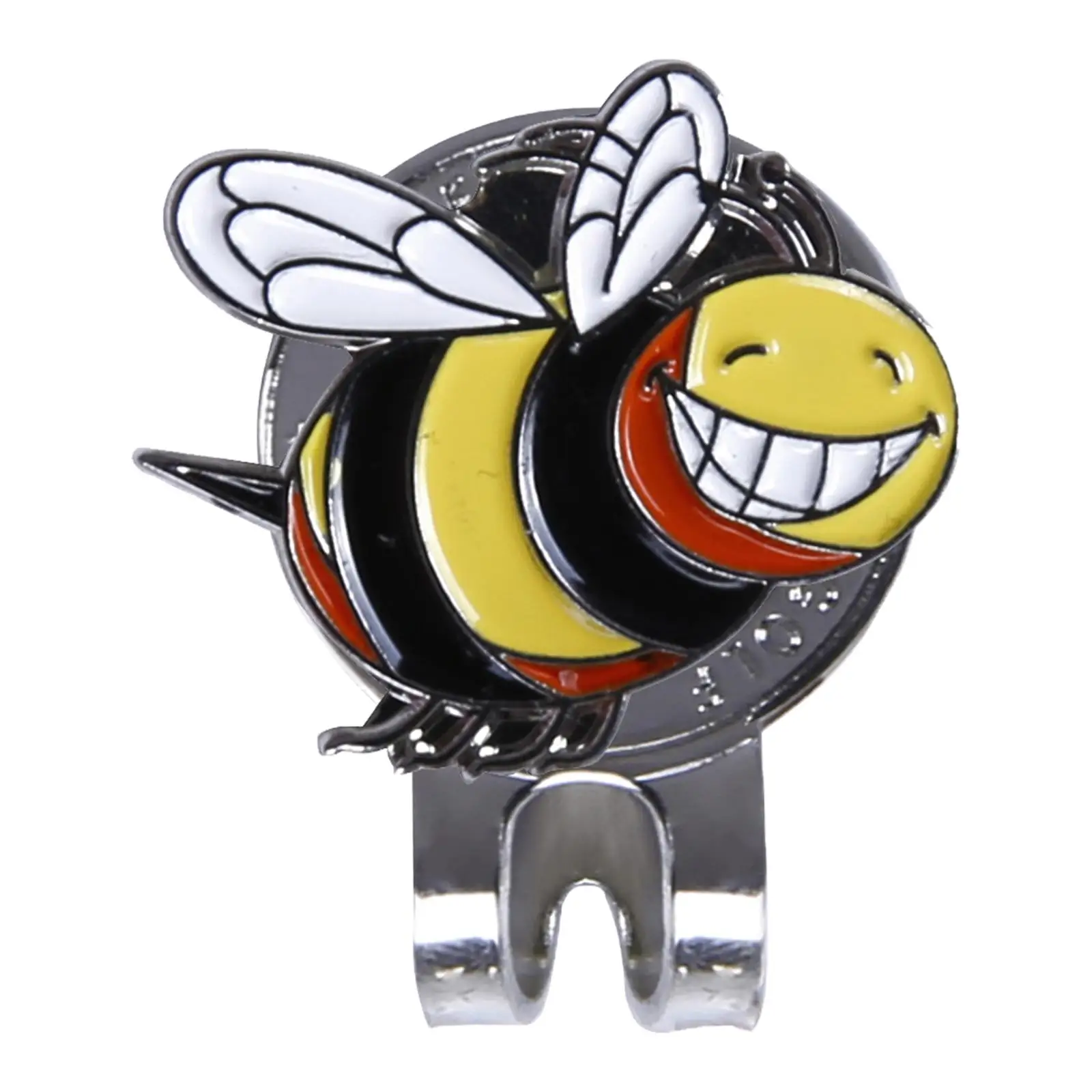 Alloy Magnetic Golf Ball Marker and Cap Clip Putting Aim Training Aid Gift Supplies for Golfers