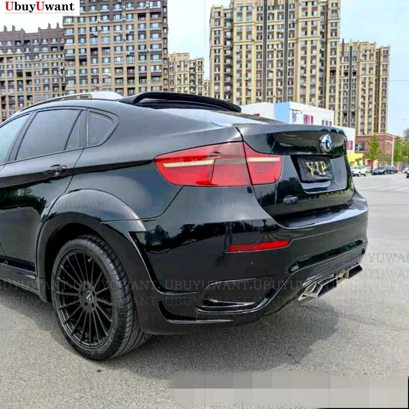 

Спойлер на крышу для BMW X6 E71 2008 2009 2010 2011 2012 13 2014, высококачественный спойлер на крышу заднего стекла из АБС-пластика грунтового цвета