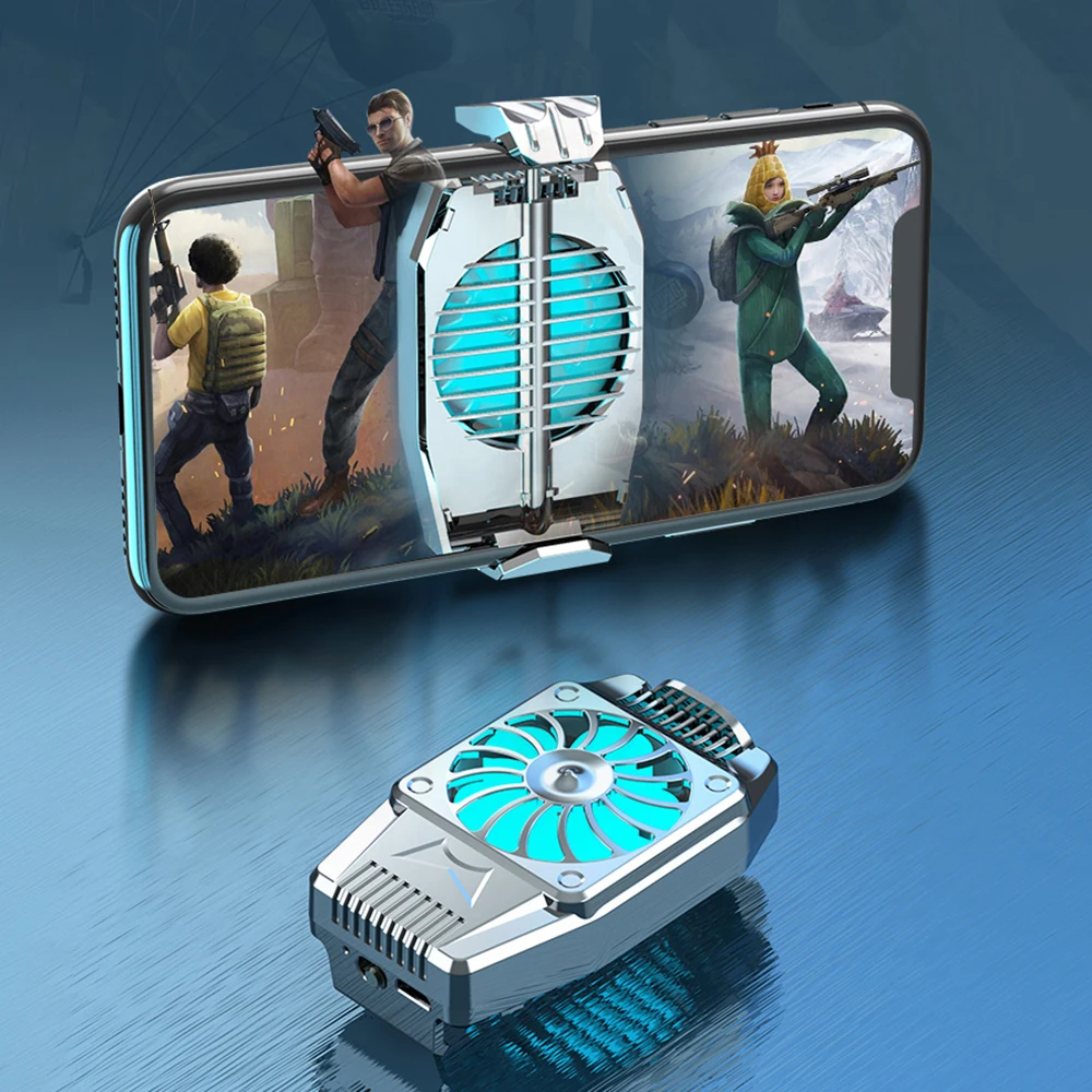 Universal Mini Mobile Phone Cooling Fan Radiator Turbo Hurricane Game Cooler Cell Phone Cool Heat Sink For Xiaomi for Huawei