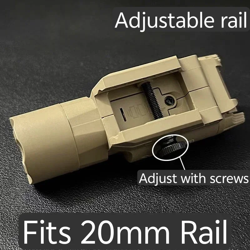 TINSOL X300U-A Multi-Functional Tactical Light: Fits 20mm Rail, for Toy Airsoft Guns, Hunting, CS Matches & Wargames image 5