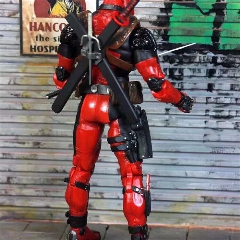 NECA X-Men Deadpool Actionfigur Superheld Deadpool Figur EPIC Ultimate 20CM Sammlermodell Spielzeugpuppe Geburtstagsgeschenk – Detail 11