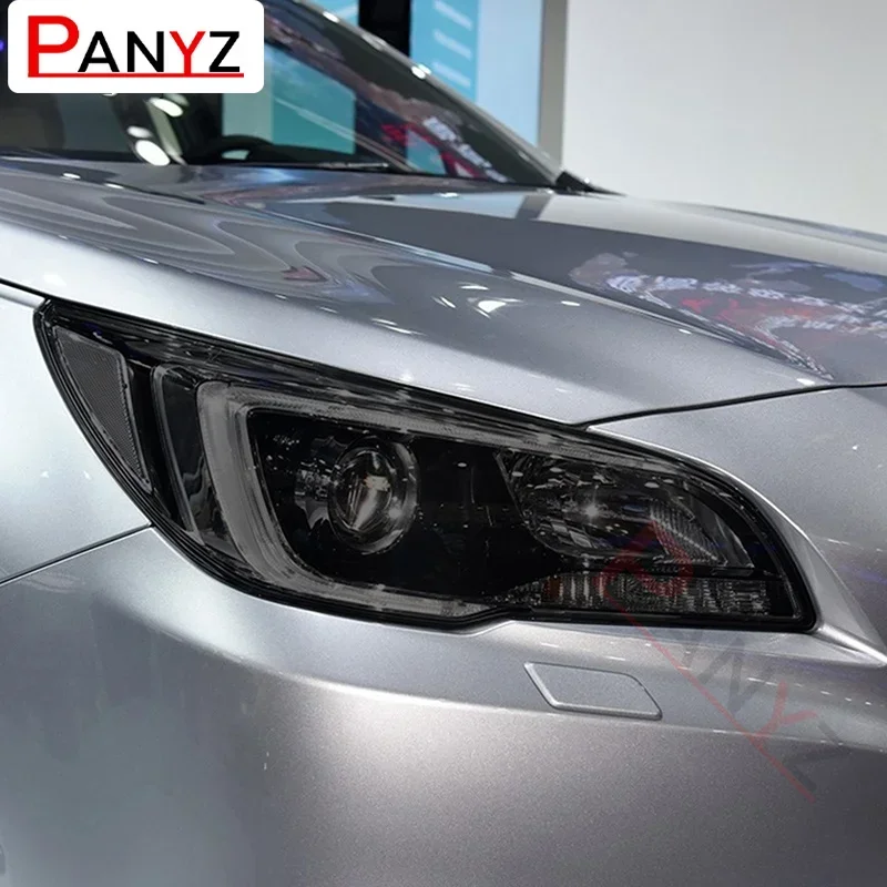 

2 шт. для Subaru Legacy 2014-2017, аксессуары, автомобильные фары, защитная пленка из ТПУ, восстановление фар, прозрачная черная наклейка