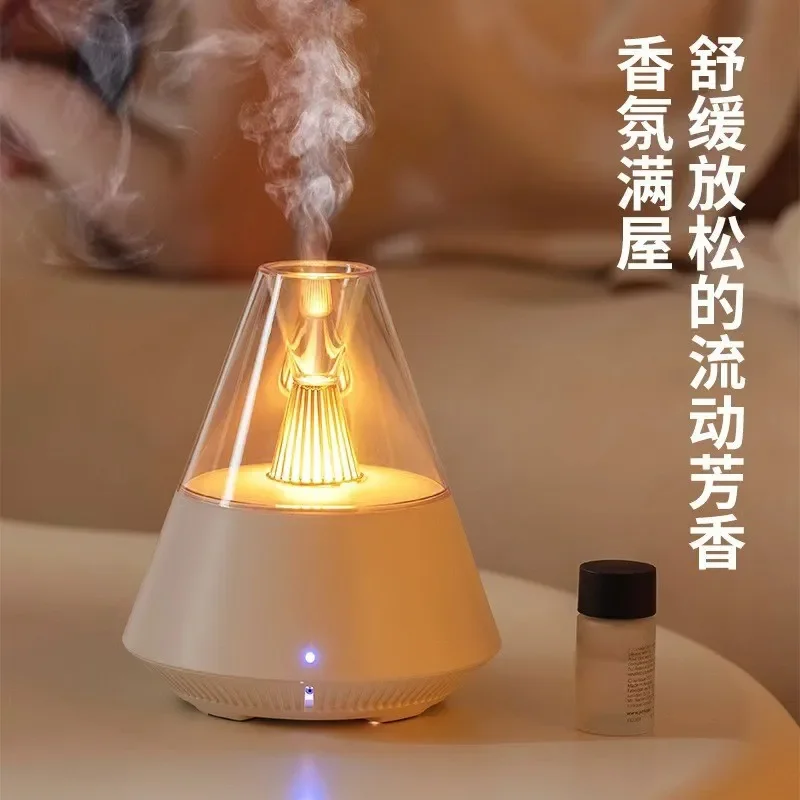 

Lighthouse Super Fog Humidifier Household Ultrasonic Atomization Bedroom Office Face Aromatherapy Machine