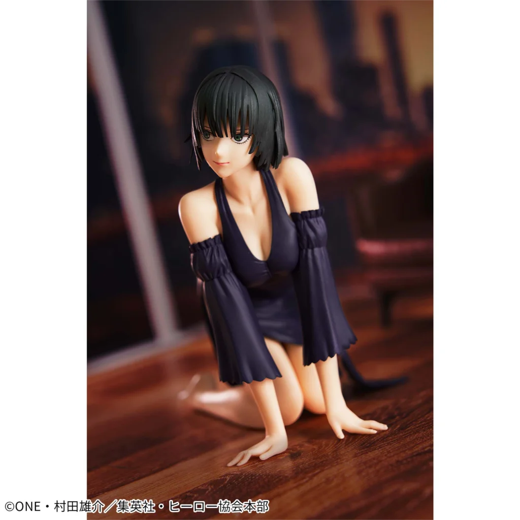 In Stock Original One Punch Man Senritsu no Tatsumaki Fubuki Relax Time Anime PVC Action Figures Terrible Tornado Banpresto Toys