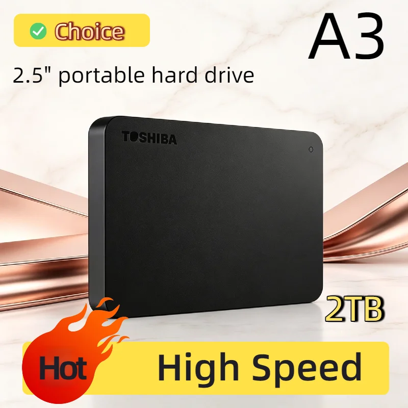 

A3 OEM Toshiba Expansion 500GB 1TB 2TB USB3.0 External 2.5 Inch Portable Hard Disk Box Drive for Data Efficient