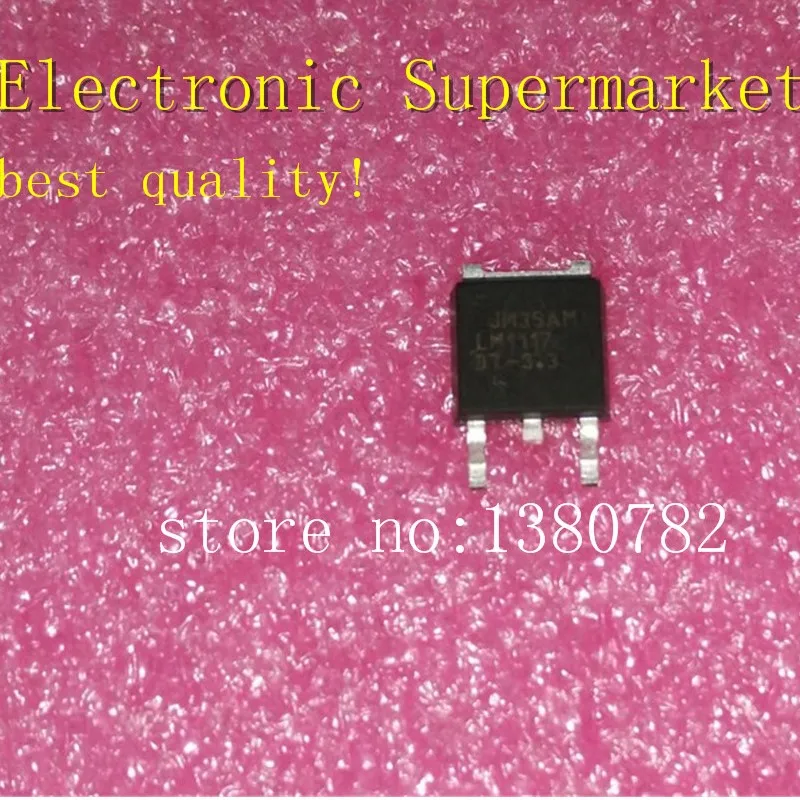 

Free Shipping 100pcs/lots LM1117DT-3.3 LM1117DT LM1117 TO-252 New original IC In stock!