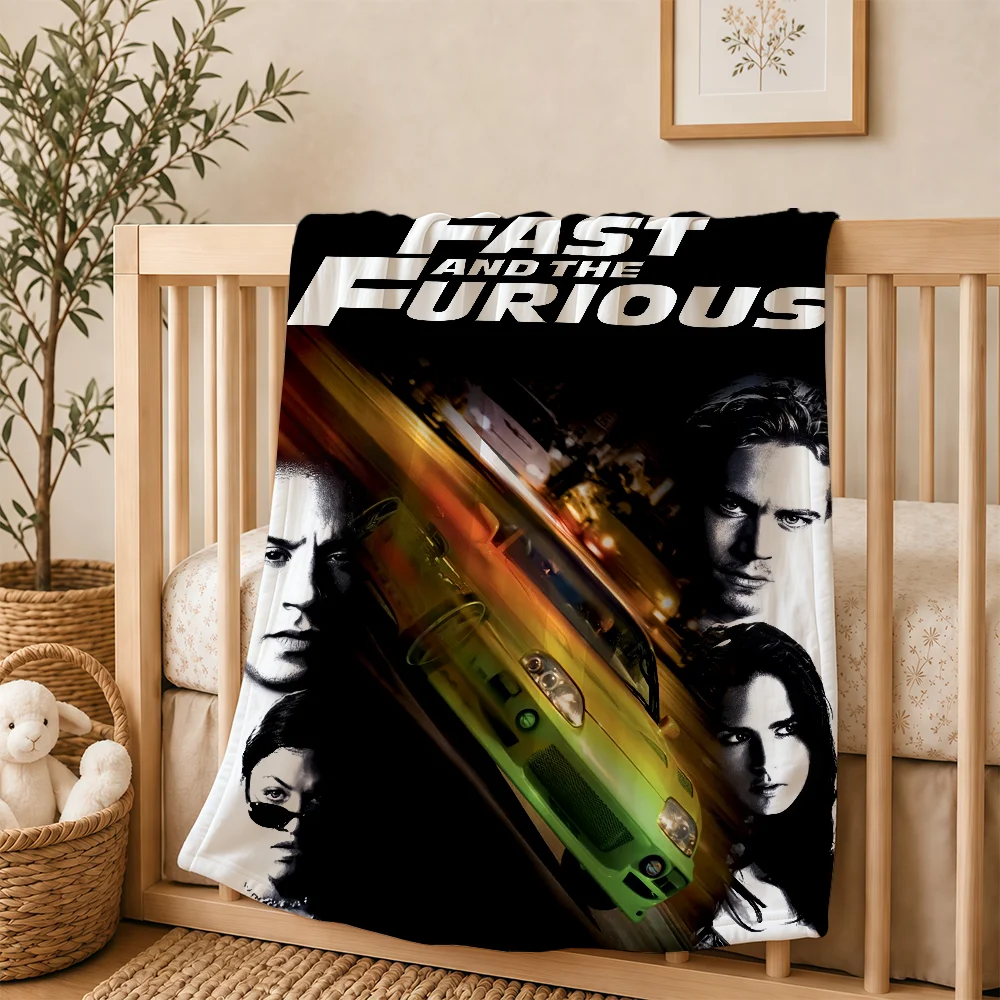 The F-Fast And The F-Furious Blanket For Soft Warm Knee For Bedroom Living Room Bed Sofa Camping Picnic Office Gift Throw