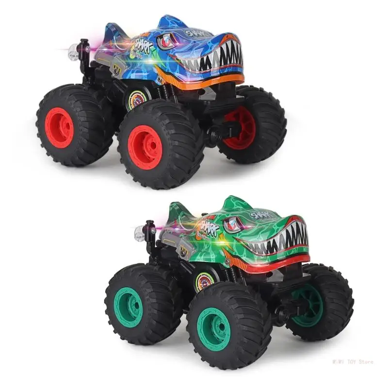 

Remote Control Truck Toy Pickup Rotating Stunt Car All Terrains Play Vehicle