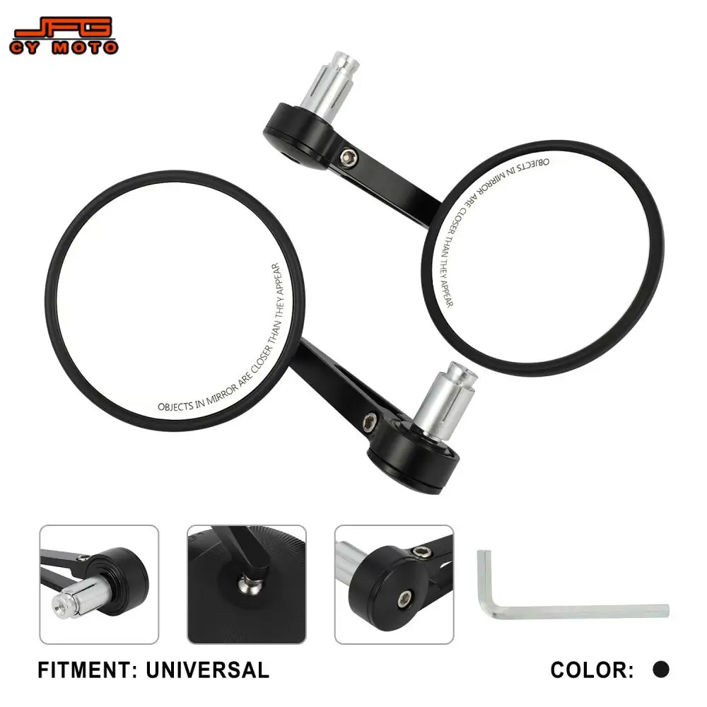 

Universal Motorcycle Rear View Mirror Thread For Honda Yamaha Kawasaki Suzuki Harley Adjustable Anti-Vibration Moto Accessories