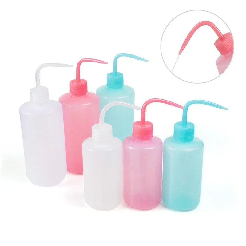 150/250/500ML Eyelash Cleaning Washing Bottle Plastic Refillable Bottles Eyebrow Remover Skin Care Tattoo Bottle Diffuser