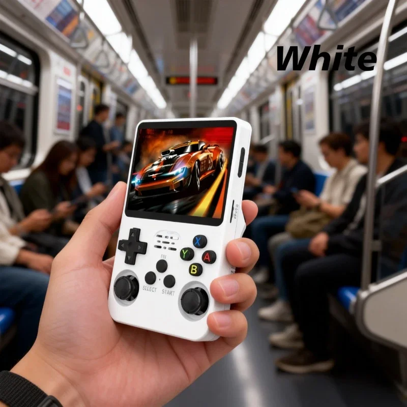 

R36S 【2026 NEW】Retro Game Console, 3.5 Inch IPS Screen, 128GB Internal Storage, Preloaded Games, Linux System, Handheld Player