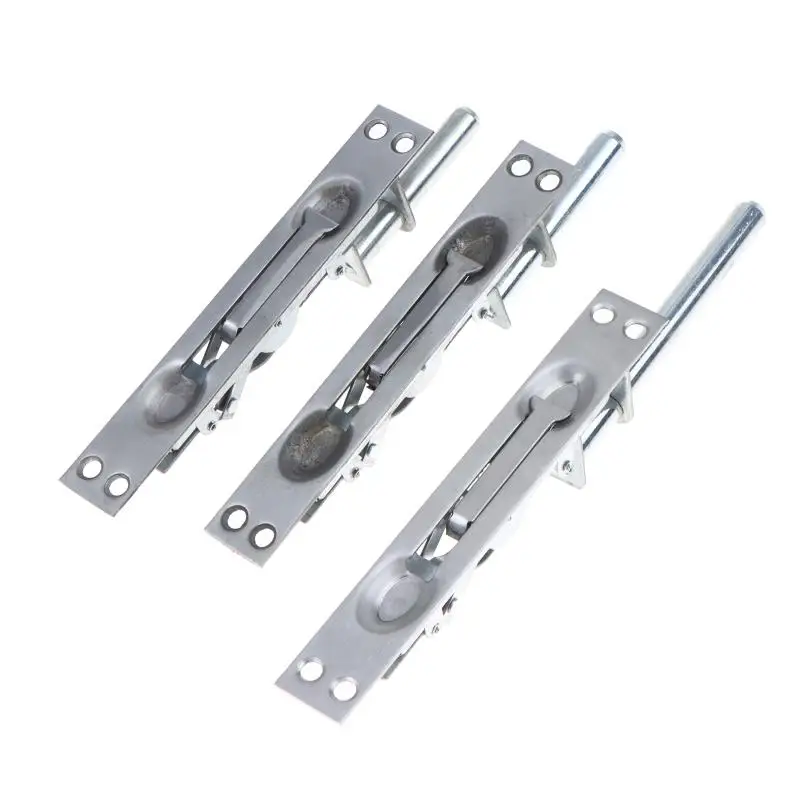 Stainless Steel Security Door Flush Bolt Durable Anti Theft Design Multiple Sizes For Home Gate Safety Use