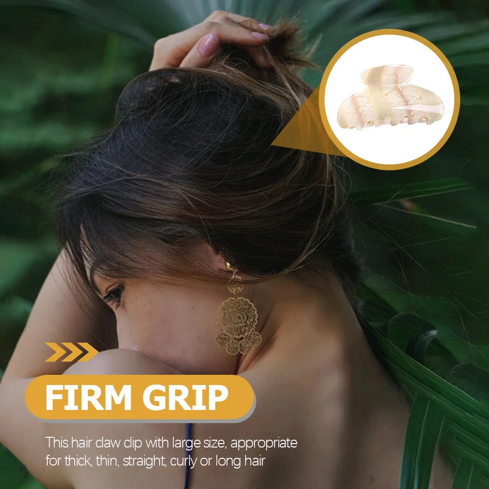 

Attractive Hair Claw Clip Large Size Secure Hold for Thick Thin Curly Straight Hair Perfect for Makeup Bath Shower
