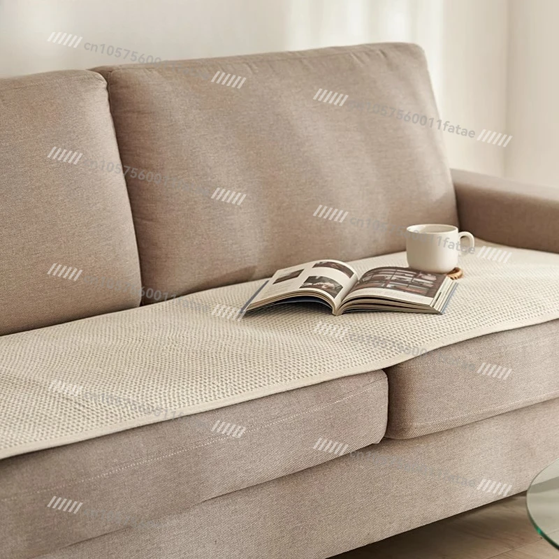 Four Seasons Sofa Cushion Cotton Sofa Cushion Non-slip Simple High-end Leather Sofa Cover