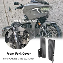 2023 2024 Motorcycle Accessories Front Fork Guard Lower Dust Protection Cover Kits For Harley Touring CVO Road Glide ST Upgrade