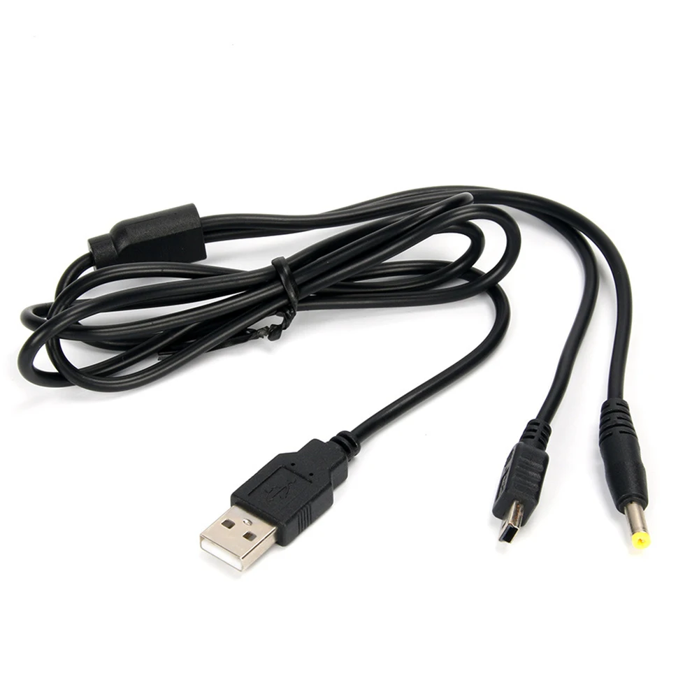 1.2 متر USB كابل شحن ل PSP 1000 2000 3000 USB نقل البيانات كابل استبدال الحبل ل بلاي ستيشن 2 في 1 كابل الفاصل